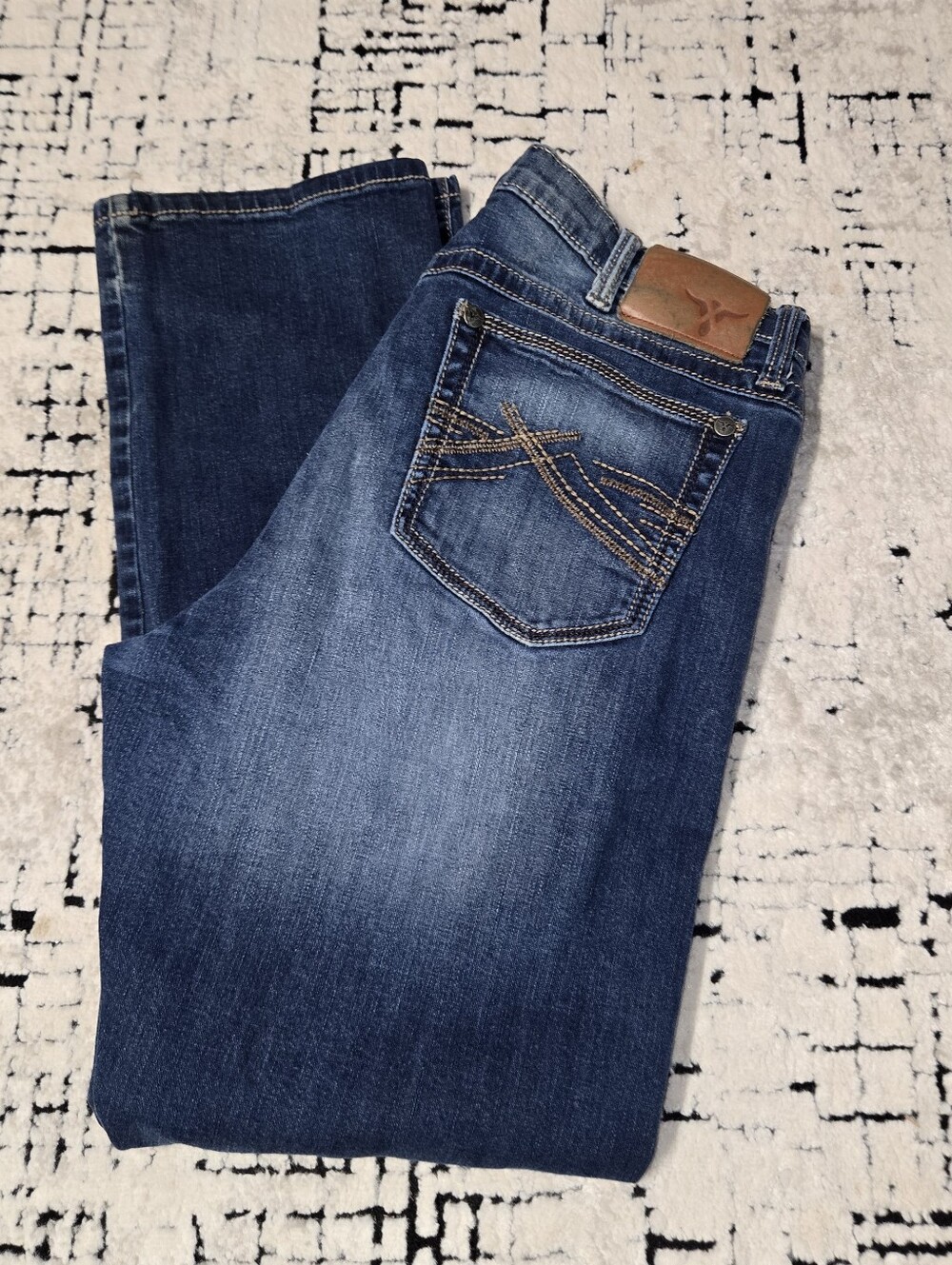 Wrangler 20x Mens dark wash jeans size  34×32